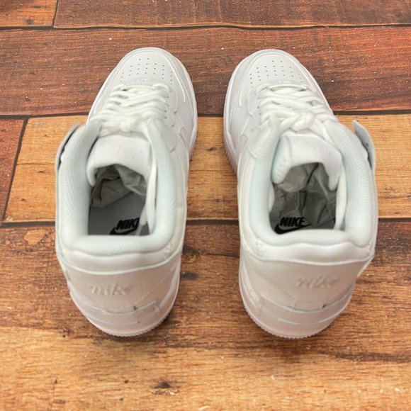 Nike Women's Air Force 1 Shadow (Triple White) - Picture 8 of 10